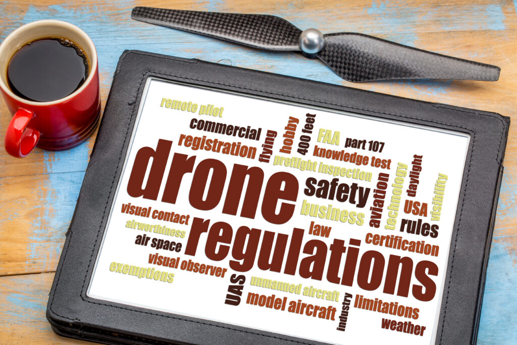 drone regulations word cloud Drone Regulations